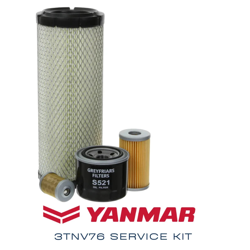 Kit Tagliando Completo Yanmar 3TNV76 Senza Olio