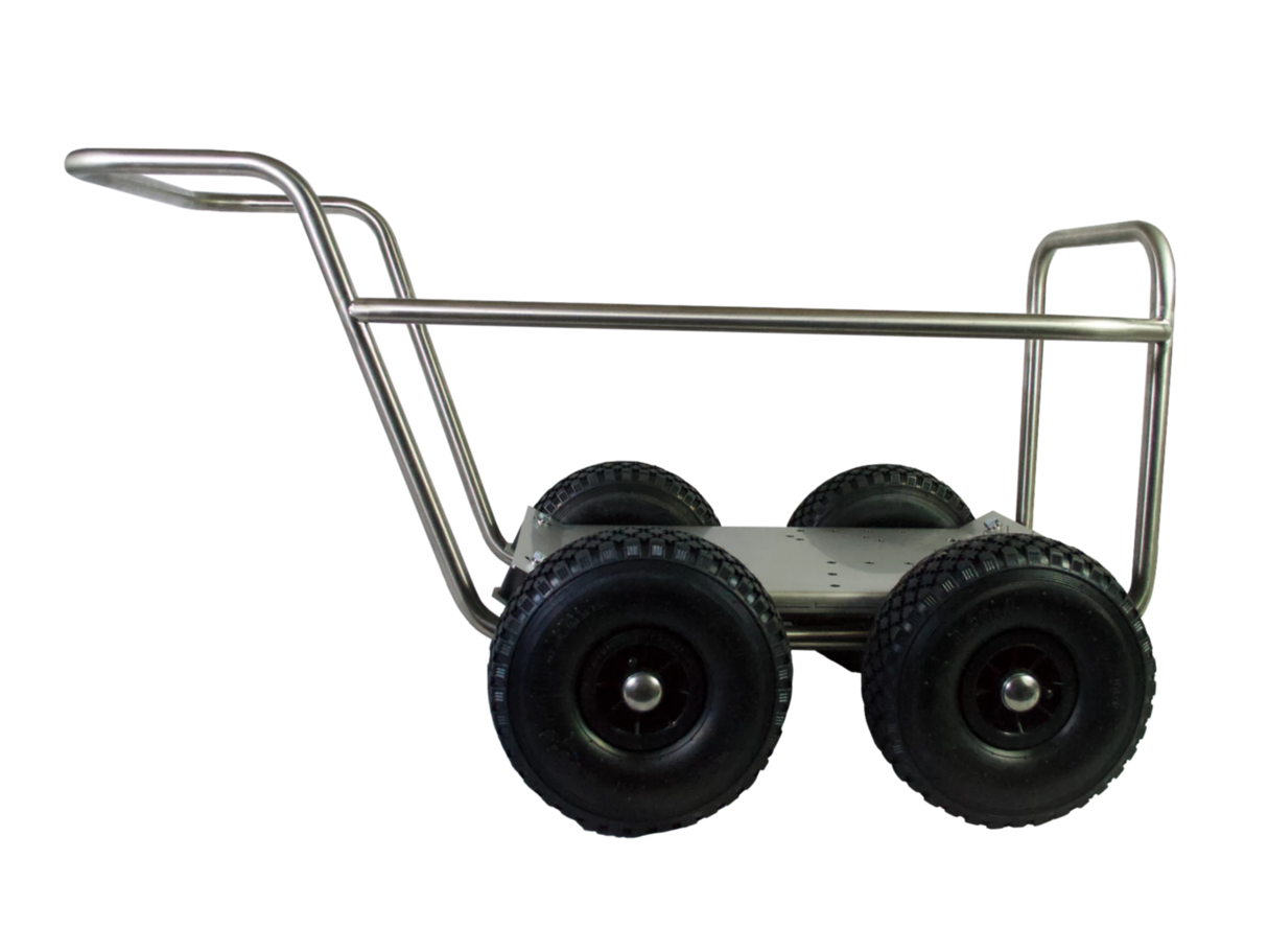 Watertek 4 Wheel Barrow Stainless Steel