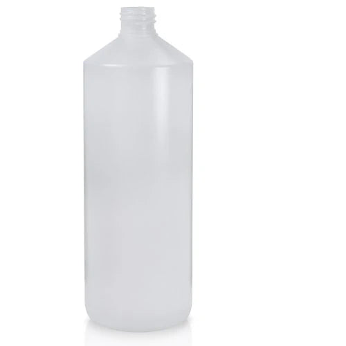 1L Bottle With White Cap HDPE