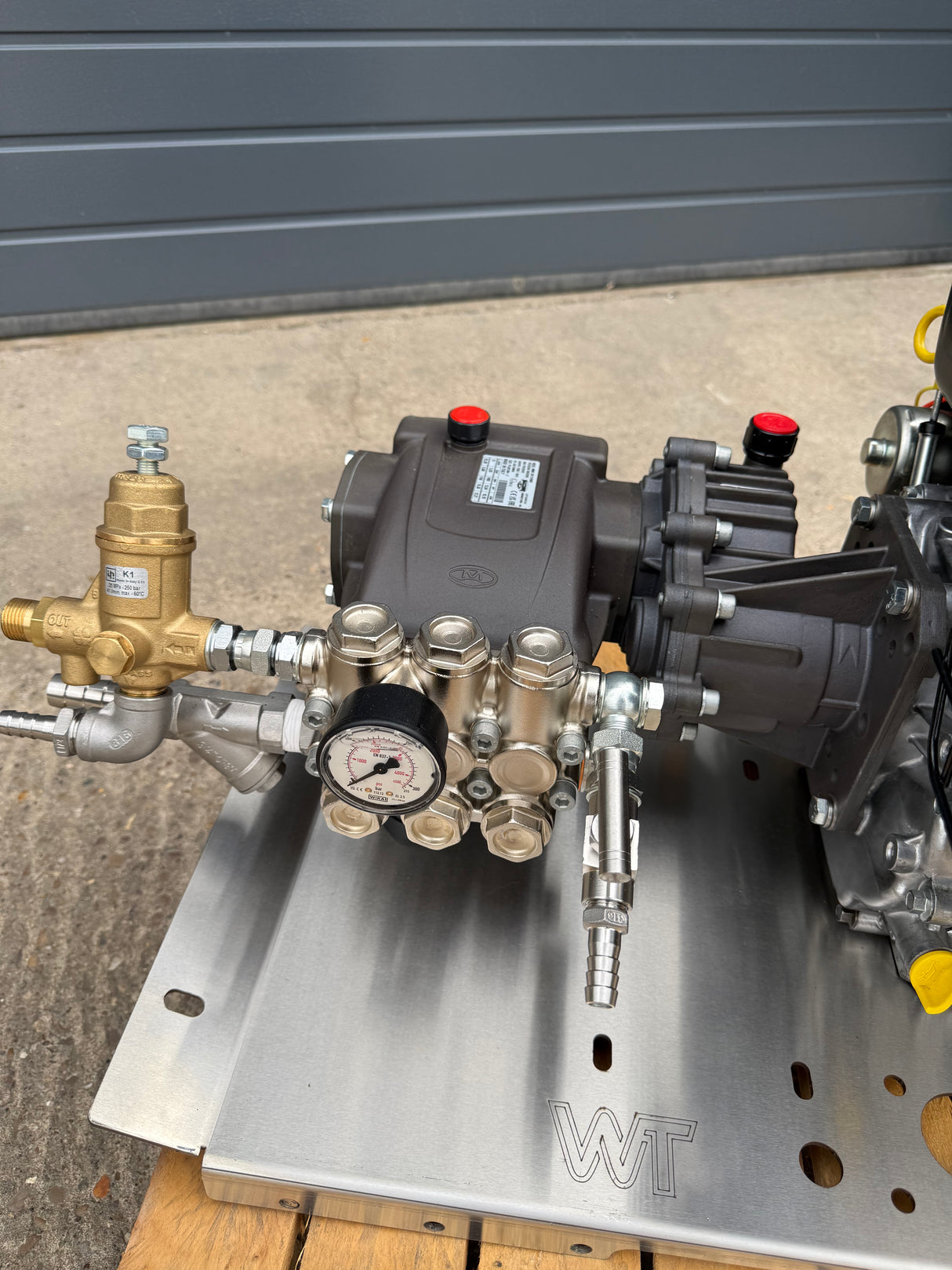 Watertek Vanguard V400 E-Start Skid Mount Pressure Washer