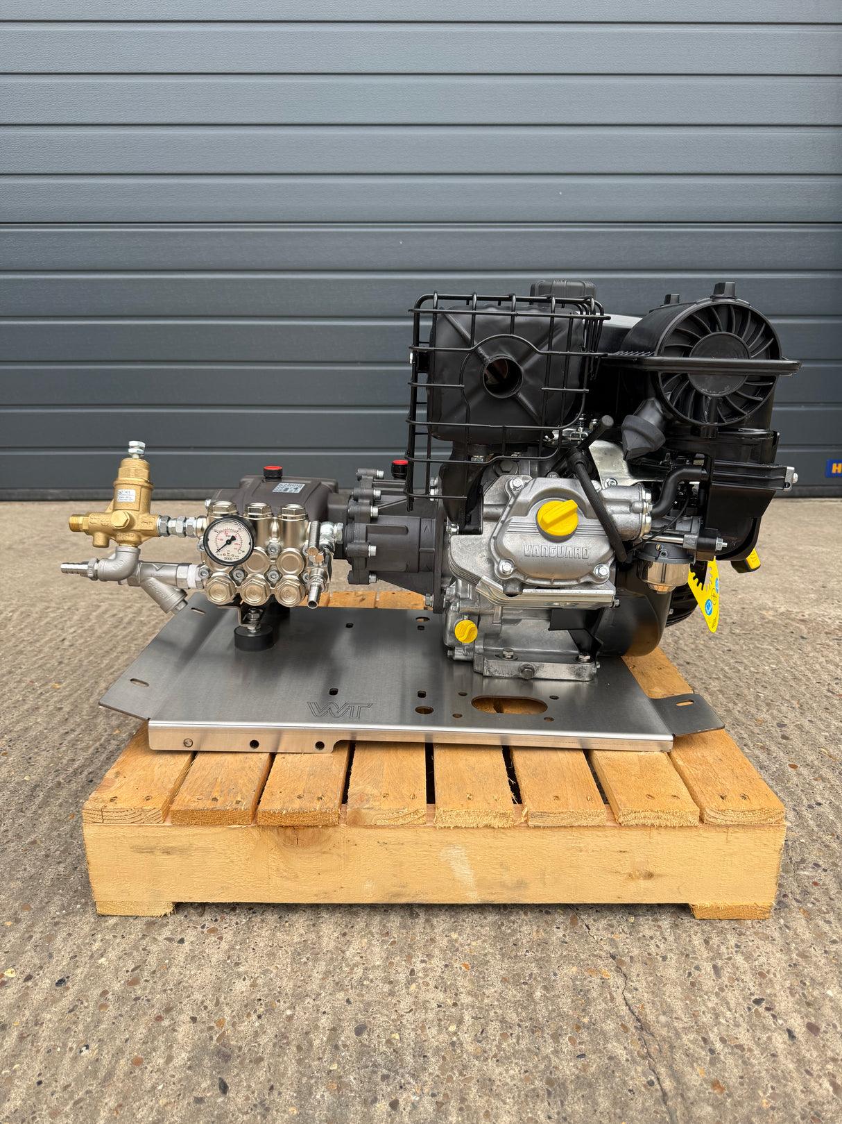 Watertek Vanguard V400 E-Start Skid Mount Pressure Washer