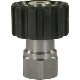 M22 Female SS Screw Coupling x 3/8 BSPF