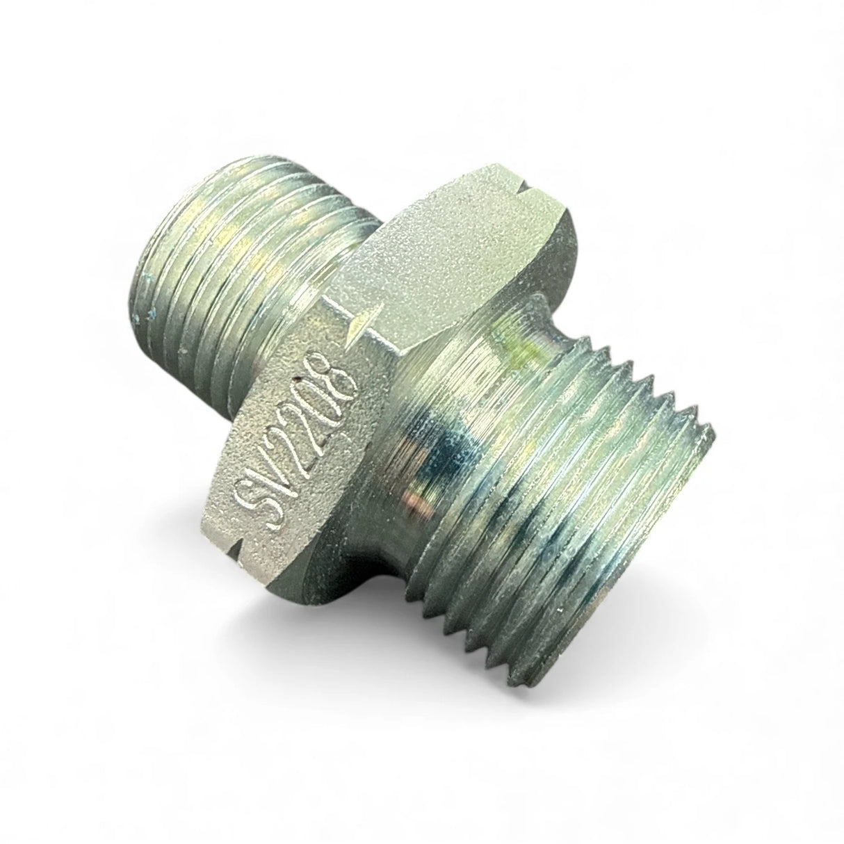 Plated steel Nipple 3/8" x Male thread Metric M20 x 1.5
