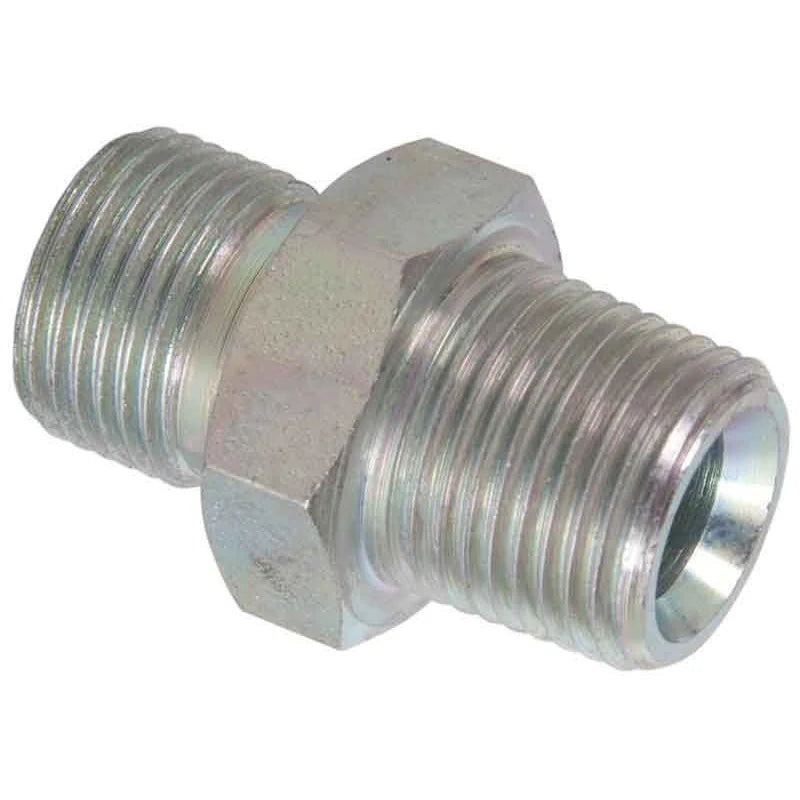 HP Plated Nipple BSP x NPT