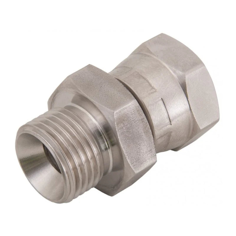 HP Stainless Swivel 3/4" BSPM x 1/2" BSPF