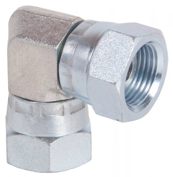 HP Plated Fixed Female Elbow BSPF