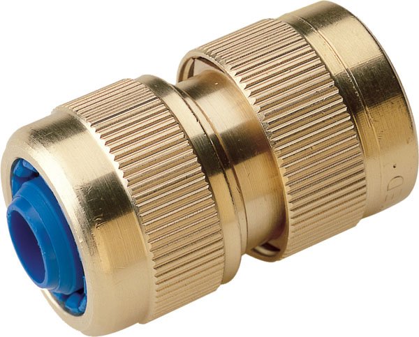 Raccordo Hozelock in ottone ad alta portata x raccordo portagomma da 19 mm
