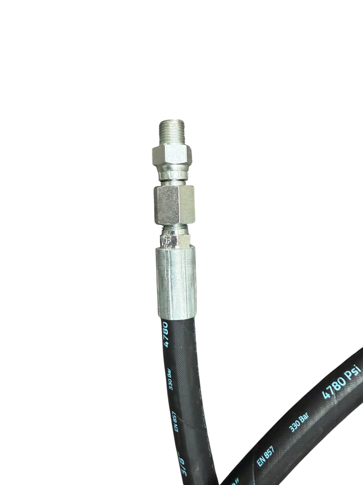Watertek Twin Wire Compact Hose 1600mm 1/4 NPTM x 1/4 BSPF Swivel - For Whirlaway