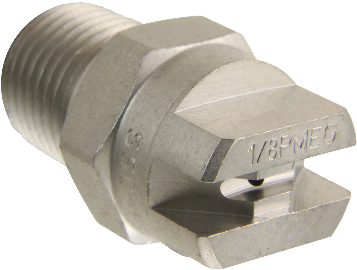 High Pressure 1/8" BSP Stainless Steel Nozzle 15 Degree