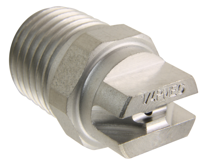 High Pressure 1/4" BSP Stainless Steel Nozzle 80 Degree