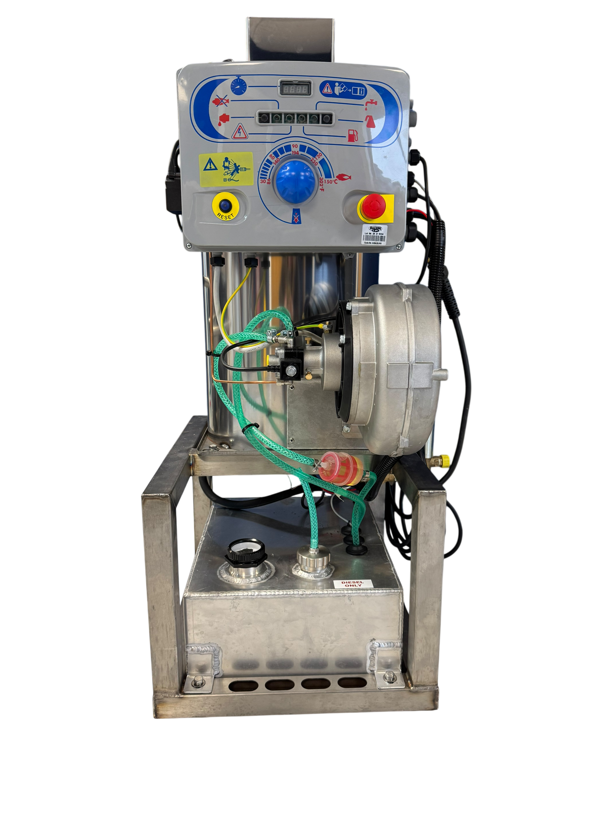 Watertek ProFlame® Boiler Unit 240v 25L Van Mount with Tank and Panel