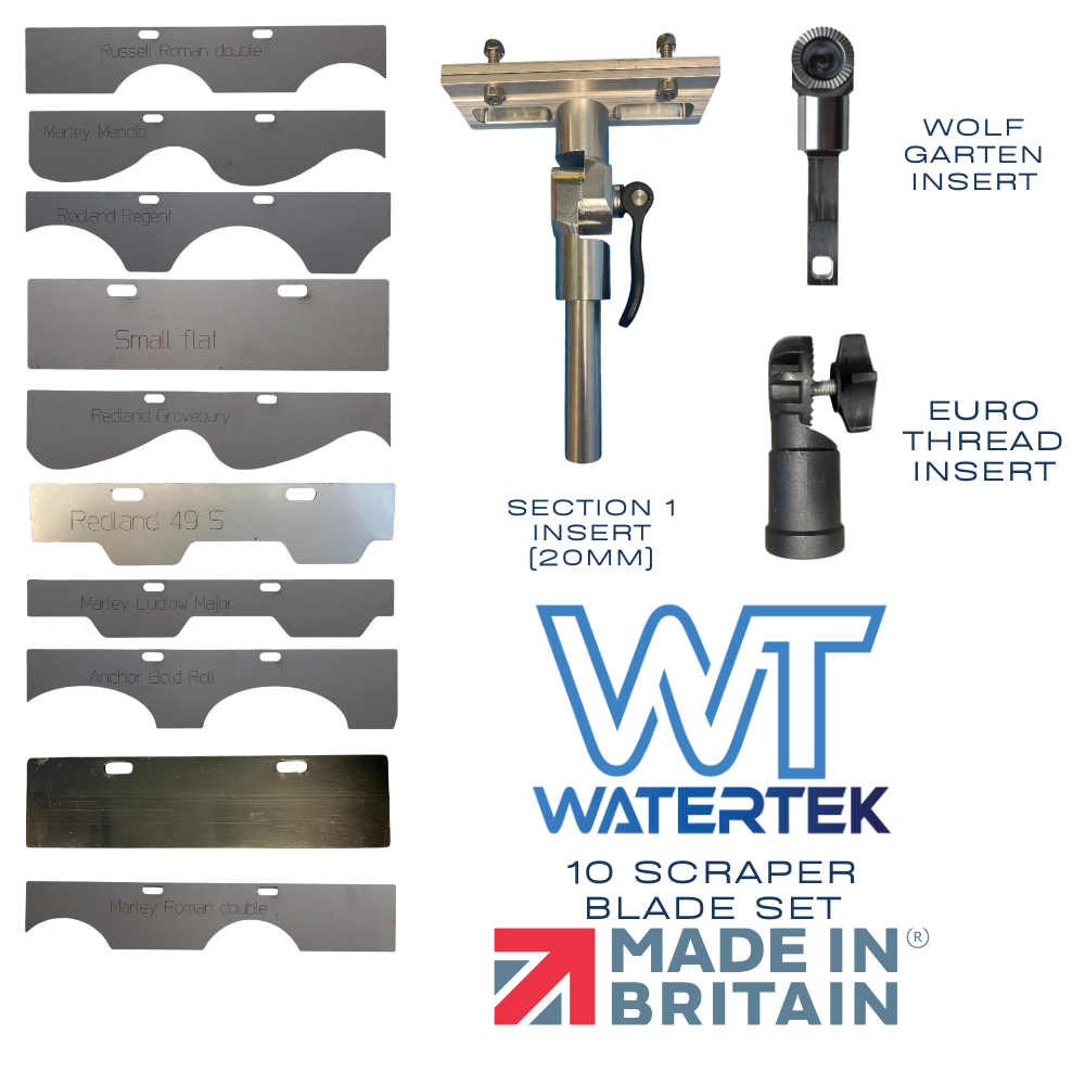 Watertek® Scraper Set 10 Blade Single Head