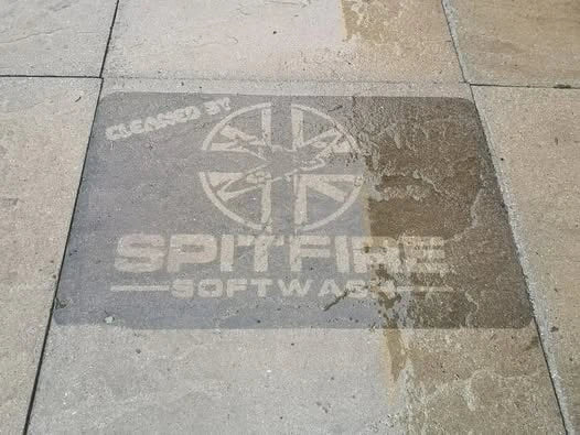 Custom Stainless Steel Laser Cut Reverse Graffiti Stencil 600 x 400mm