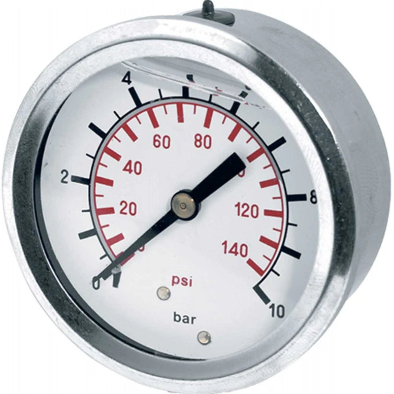 Wika Pressure Gauge 1/4" M Rear Entry 0-400 BAR