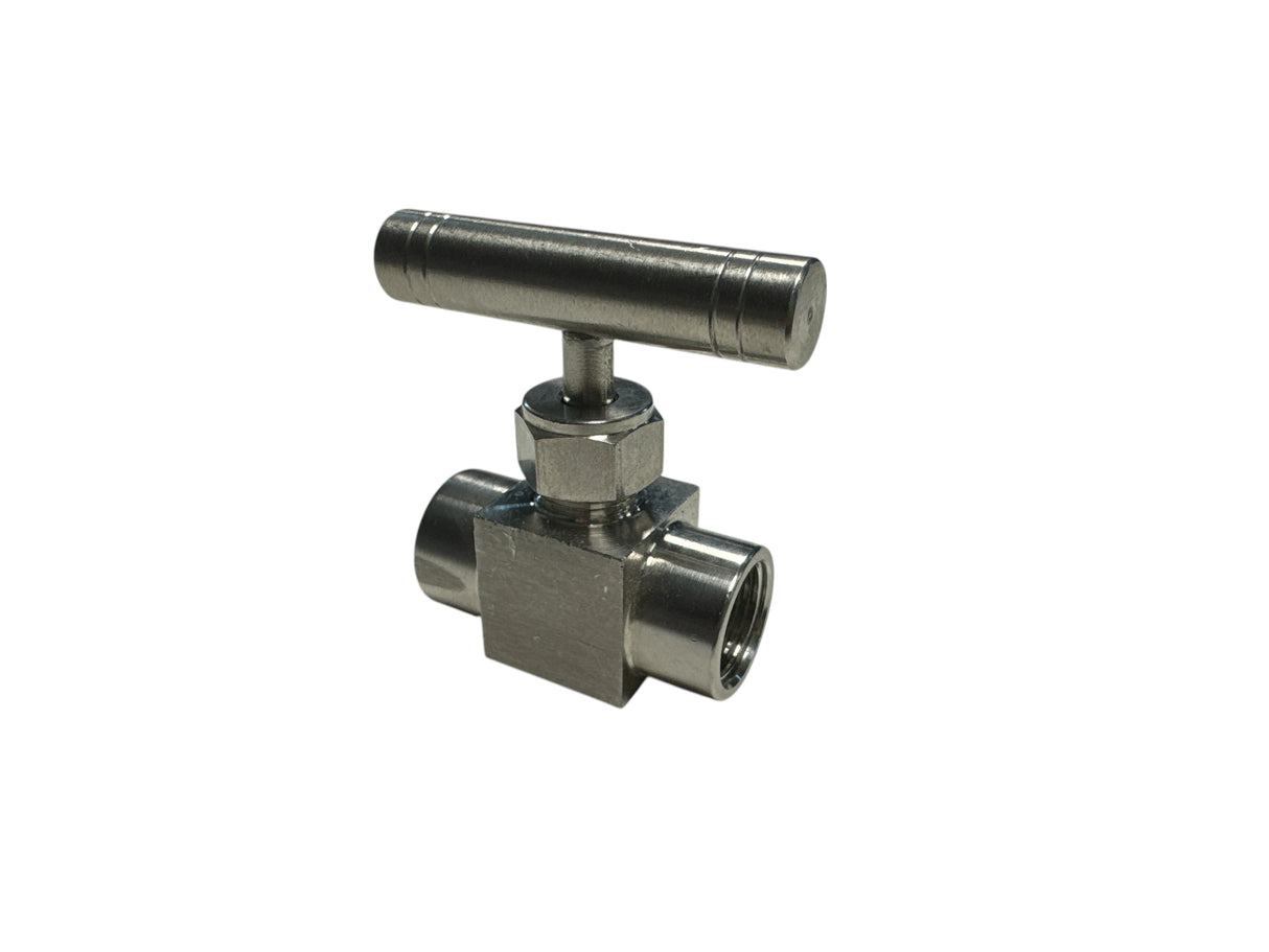 HP Stainless Steel Needle Valve 3/8 Inch BSPPF 300 BAR