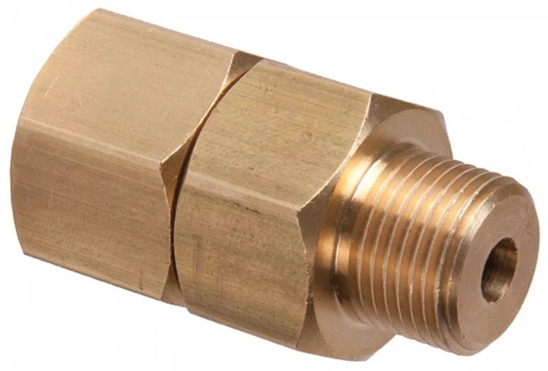 HP Brass Inline Swivel 3/8Inch BSPMF