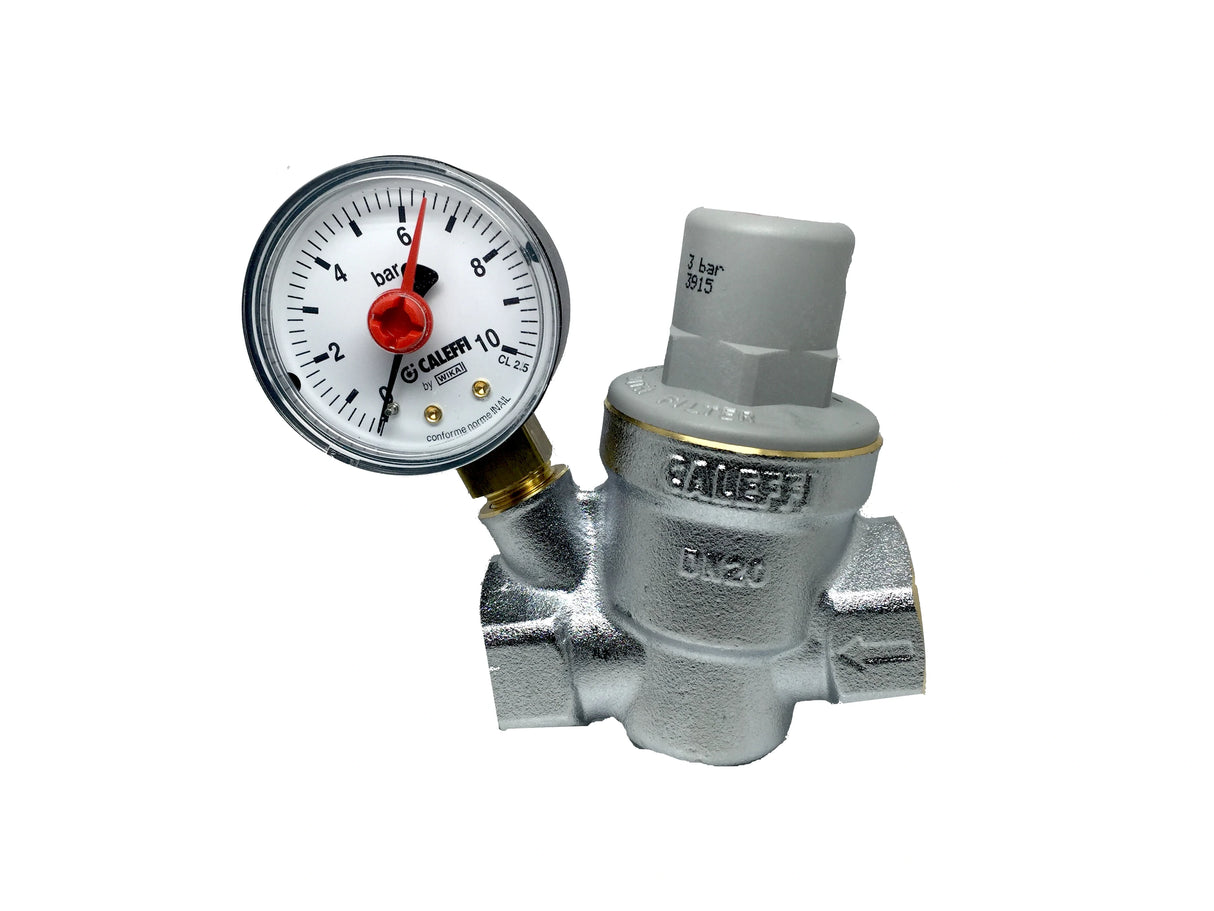 Caleffi Pressure Regulating Valve with Gauge 3/4Inch