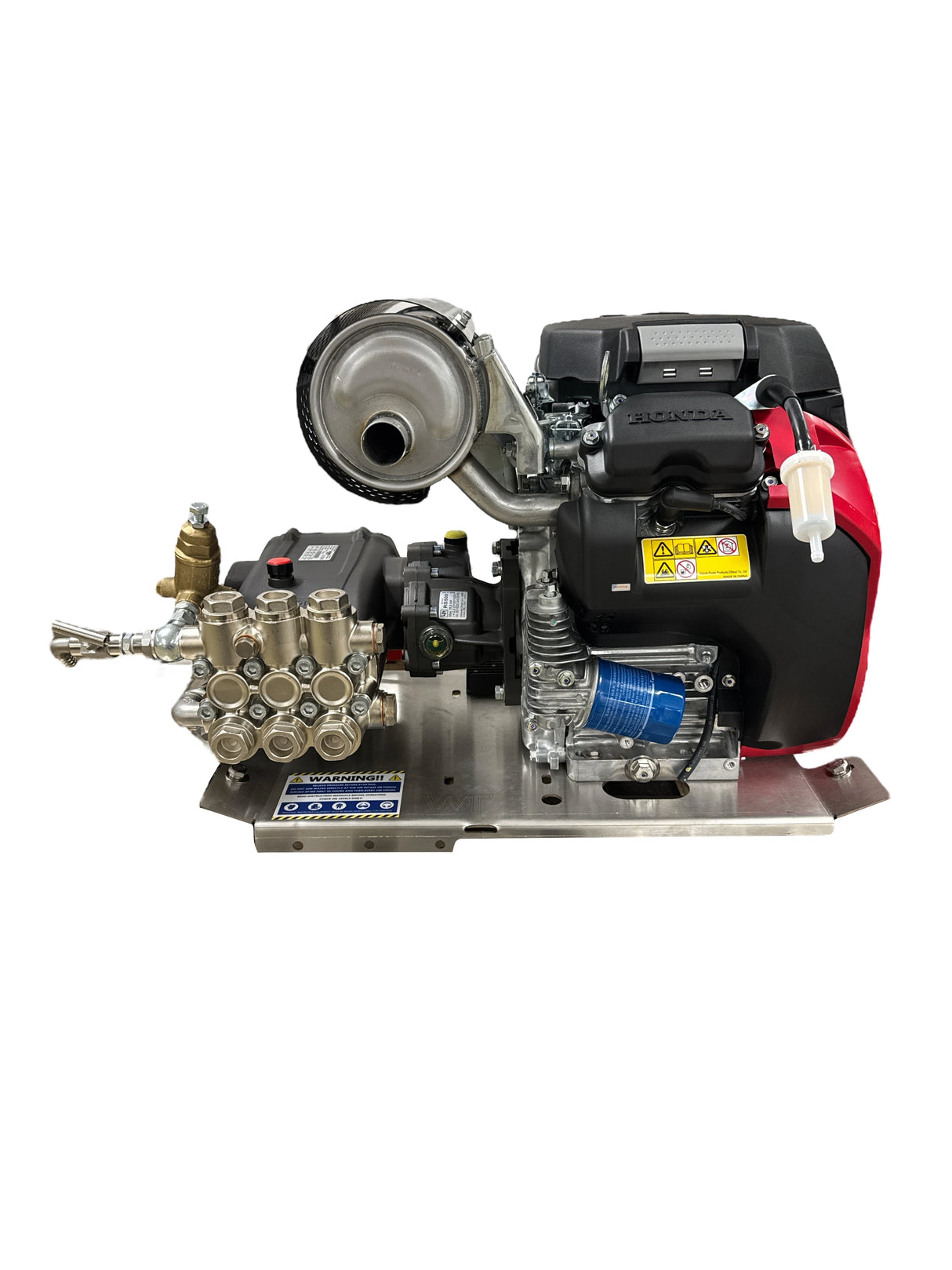 Watertek Honda GX690 Pressure Washer Skid Assembly