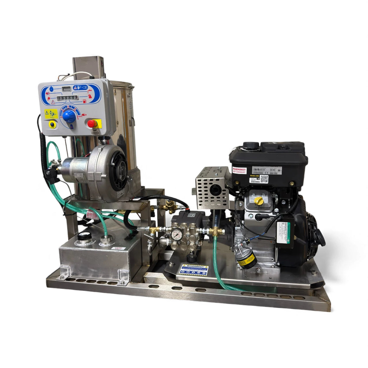 Watertek Hot Van Pack 18HP High Output 22L 250 Bar Skid Assembly