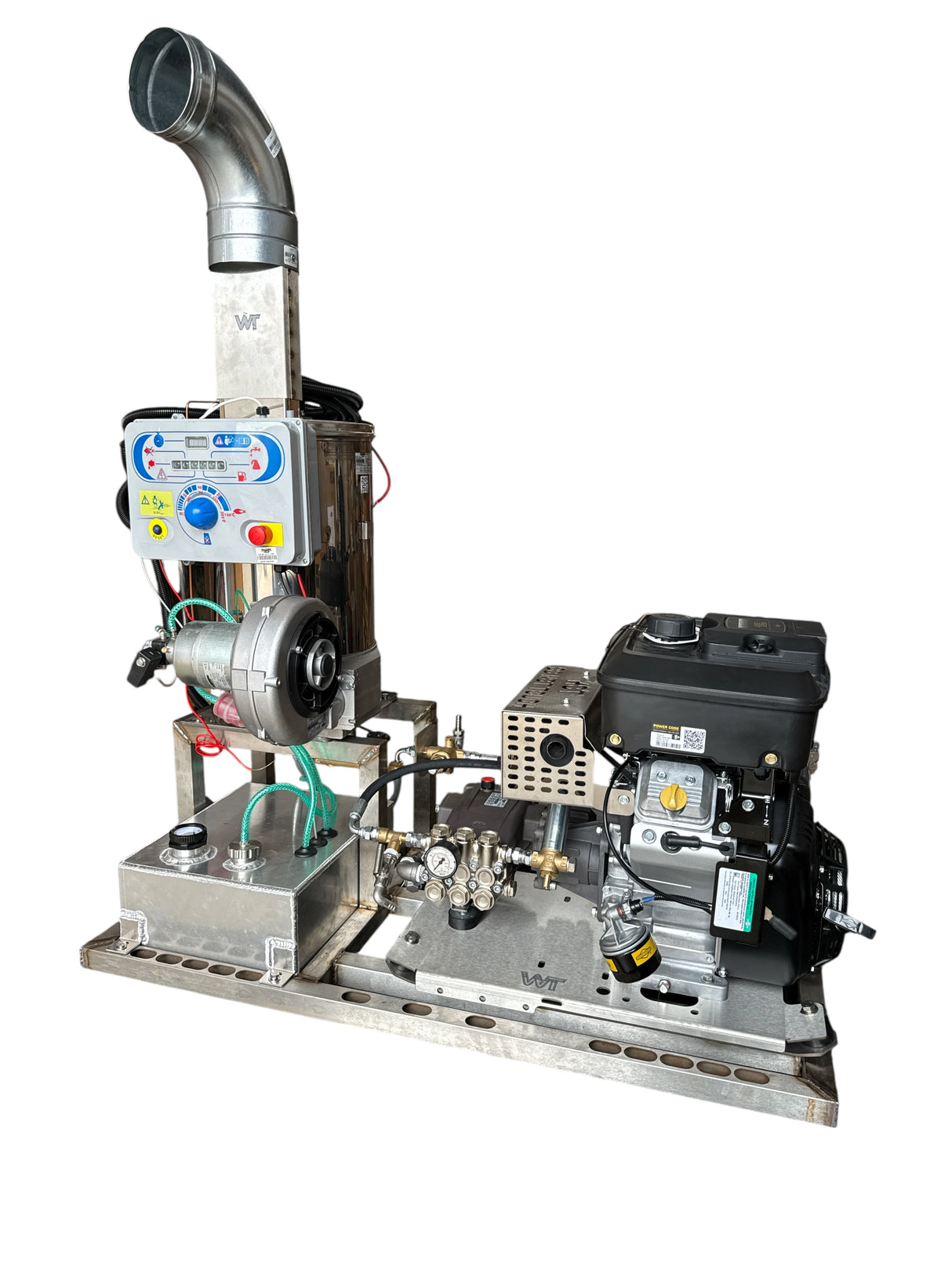 Watertek Hot Van Pack 18HP High Output 22L 250 Bar Skid Assembly