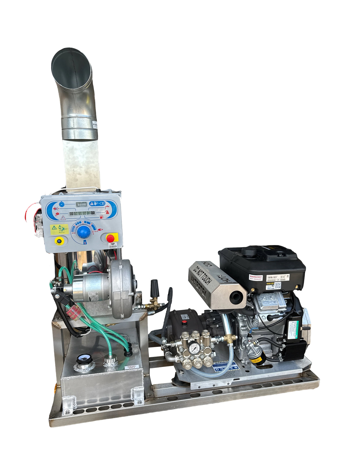 Watertek Hot Van Pack 23HP High Output Skid Assembly