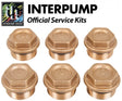 Interpump Kit 84 Valve Caps with O Rings - Rutland Pumps Limited