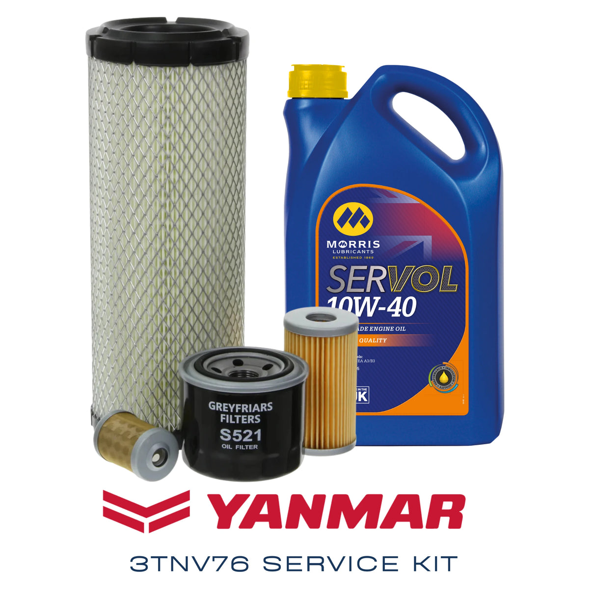 Yanmar 3TNV76 Full Service Kit