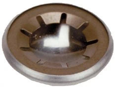 Wheel Cap Zinc Plated Steel 25mm ID