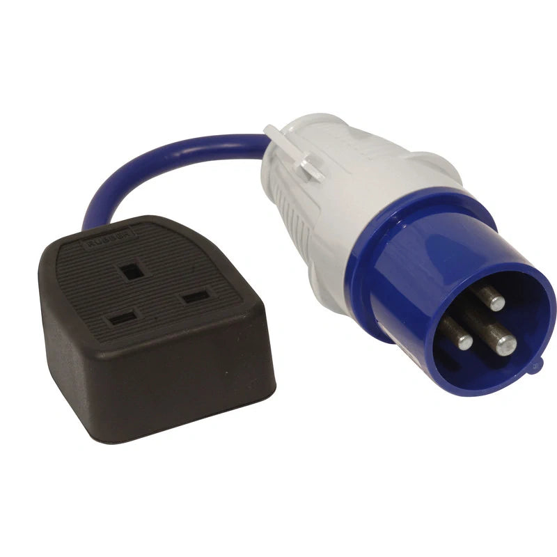 230v Fly Lead 13A Socket x 16 Amp Plug