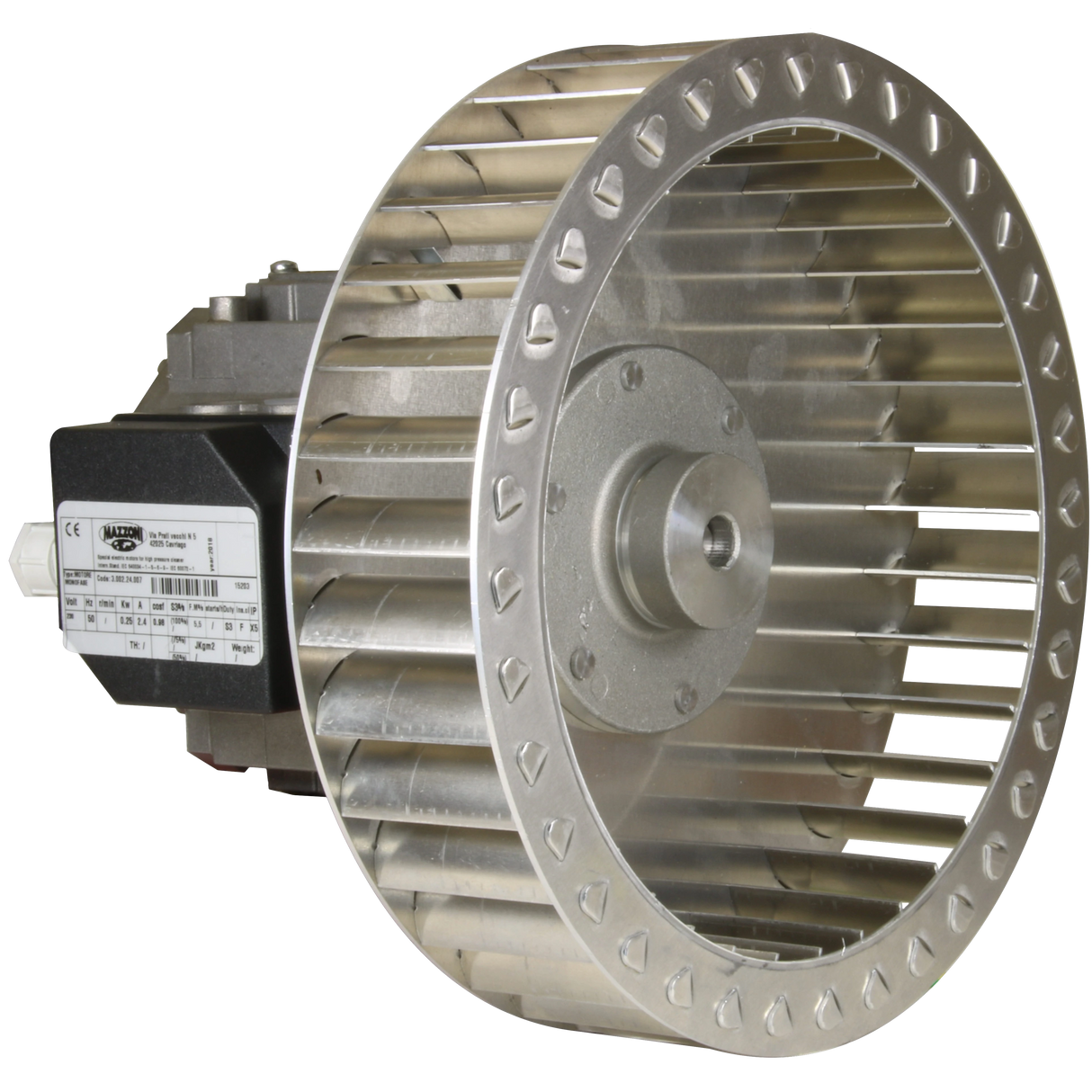 Mazzoni Complete Fan Motor Assembly w/ 15LPM 230v Fuel Pump