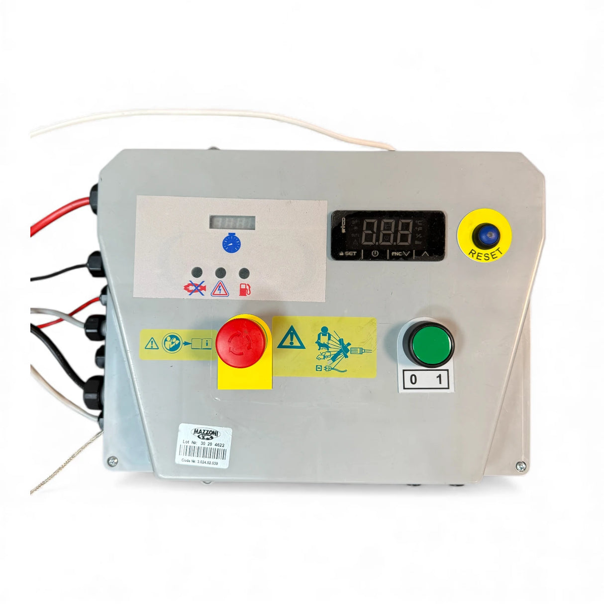 Pannello di controllo termostato digitale Mazzoni 12V (senza interruttori)