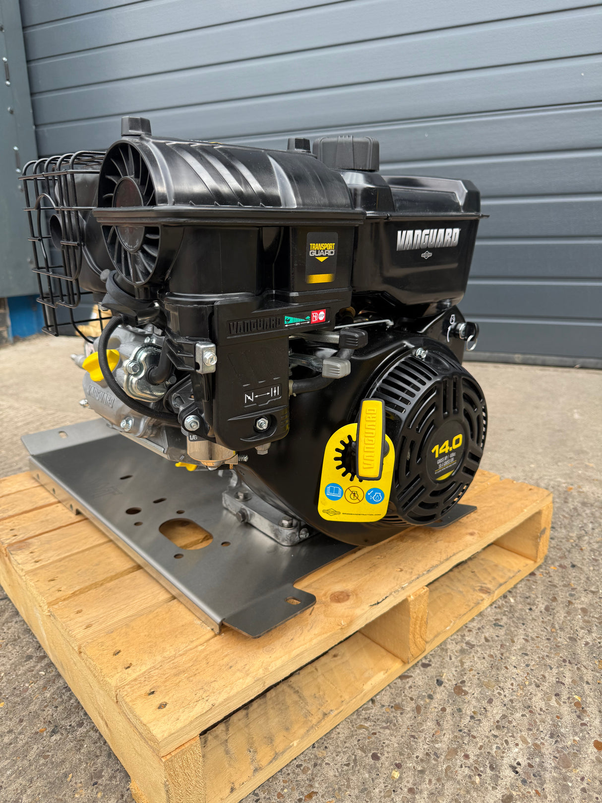 Watertek Vanguard V400 E-Start Skid Mount Pressure Washer