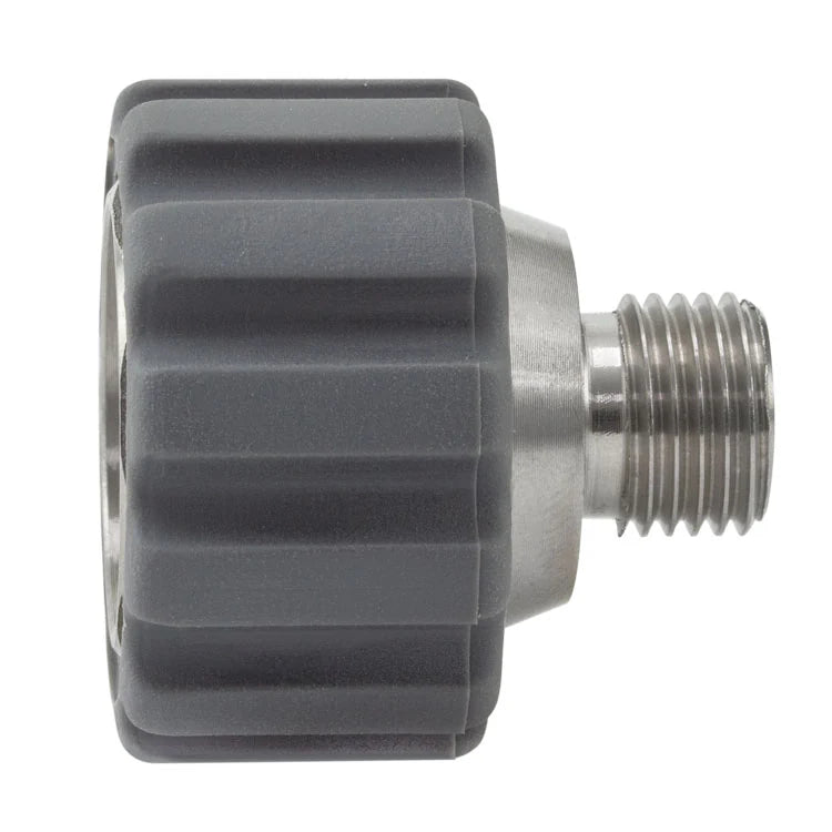 M22 Female SS Screw Coupling x 1/4 BSPM