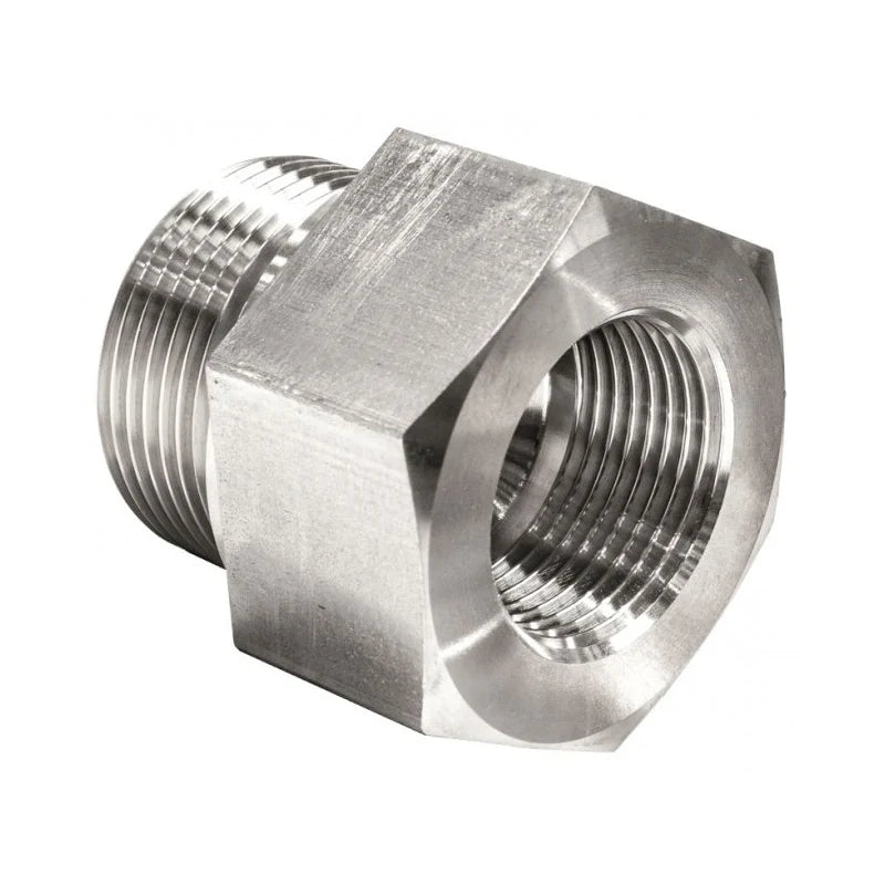 HP Stainless Adaptor 3/4" BSPM x 1/2" BSPF