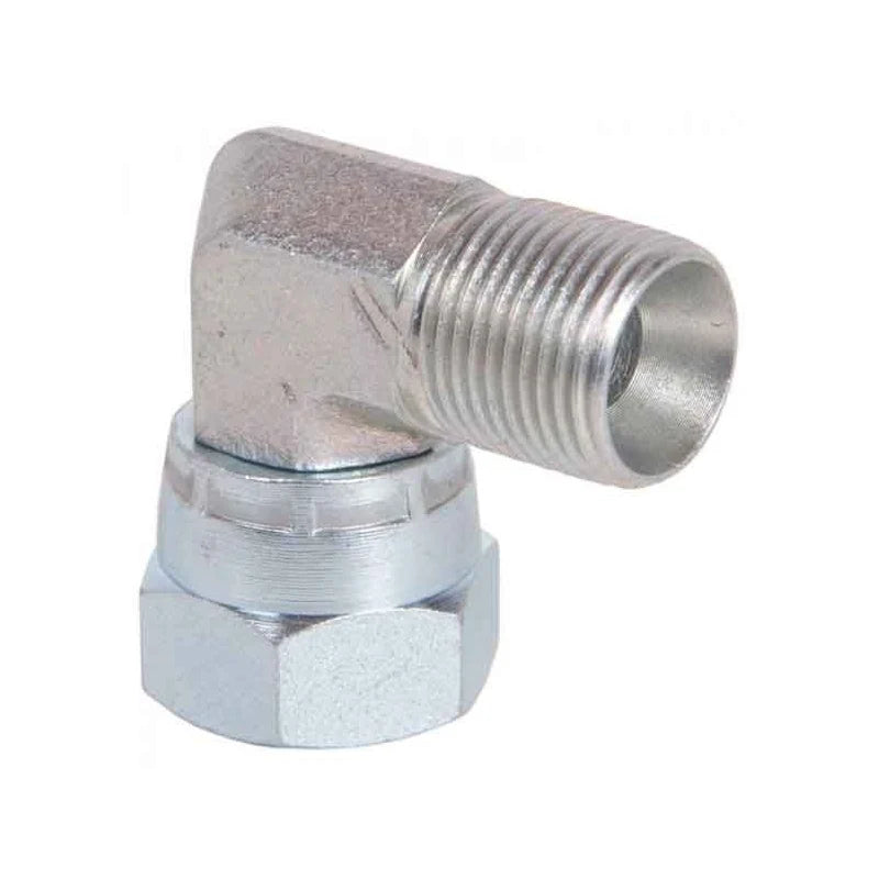 HP Plated BSP Hydraulic Male Elbow