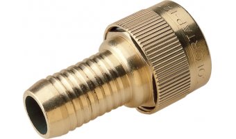 Raccordo rapido Hozelock ad alta portata in ottone x portagomma da 25 mm