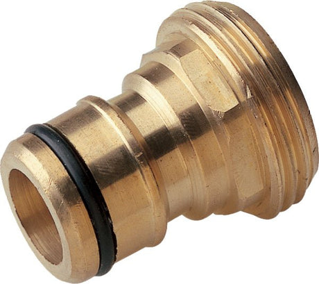 High Flow Brass Hozelock Adaptor x 3/4" Male