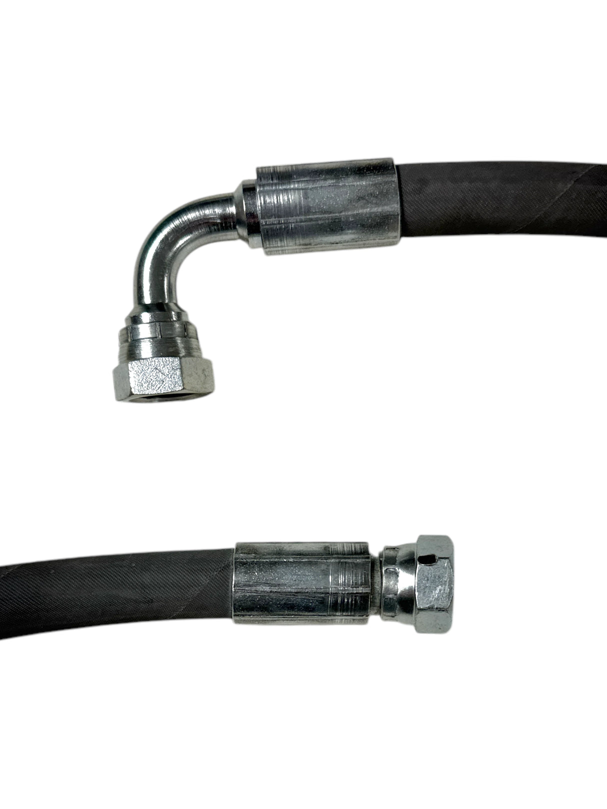 Watertek Twin Wire Compact Hose 630mm BSPF 3/8" BSPF Swivel 90 Degrees x  1/2" Swivel 90 Degres Set 180 degree