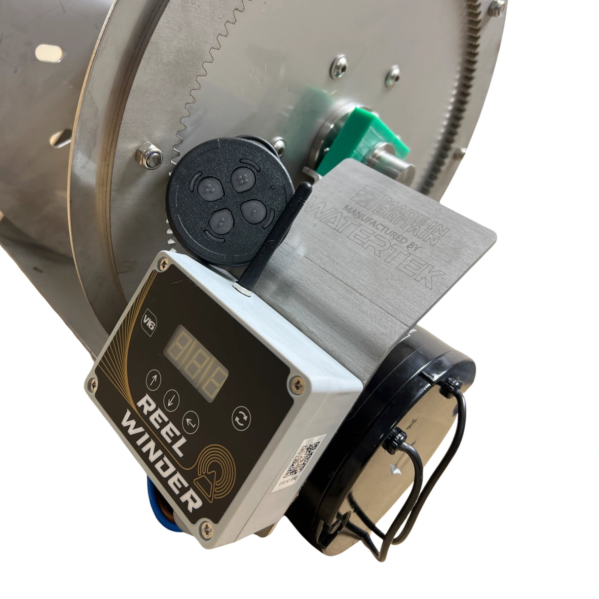 Watertek Rewind 50m HP Hose Reel ⅜ Swivels