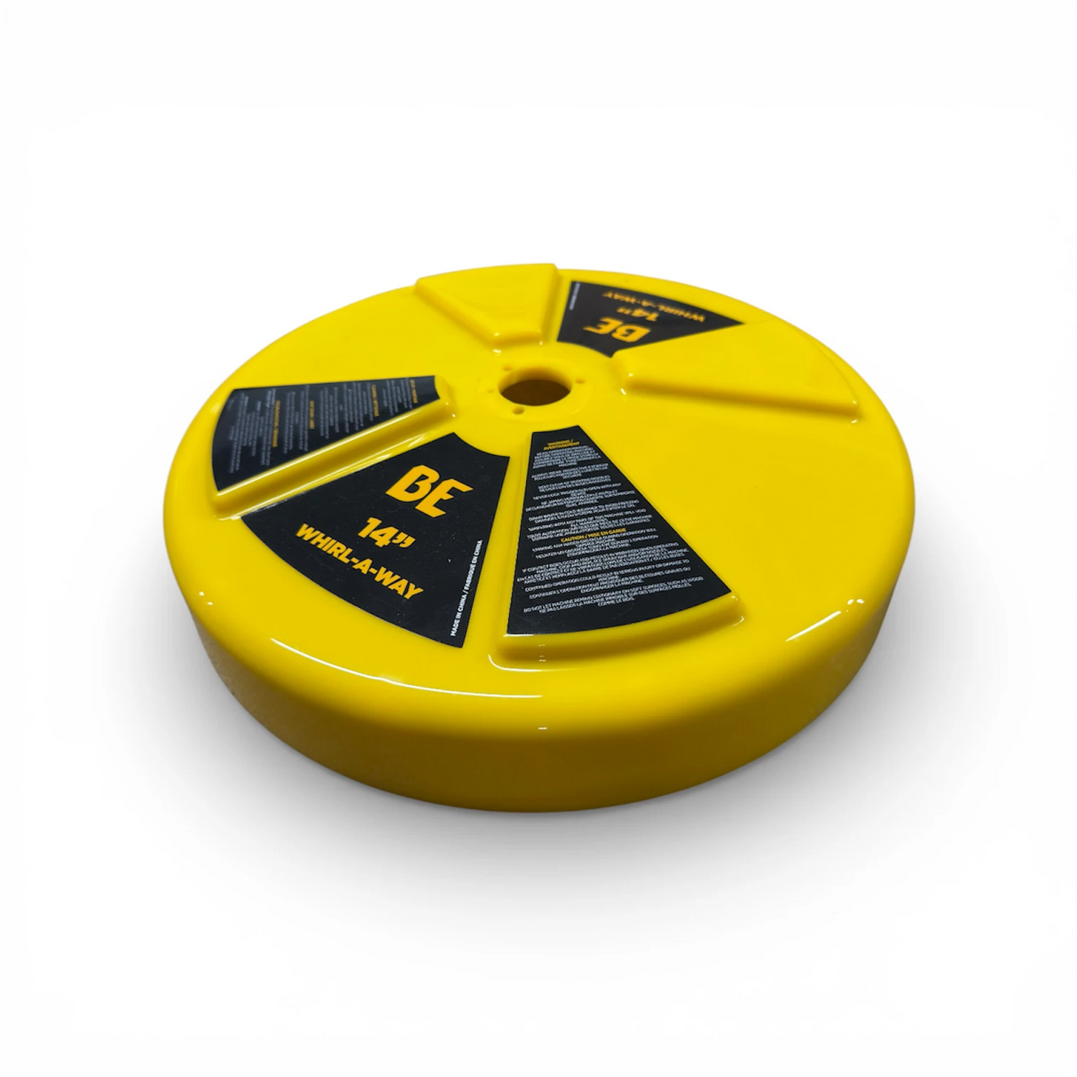 Coperchio giallo in polipropilene Whirlaway per 14”