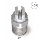 High Pressure 1/4" BSP Stainless Steel Nozzle 40 Degree