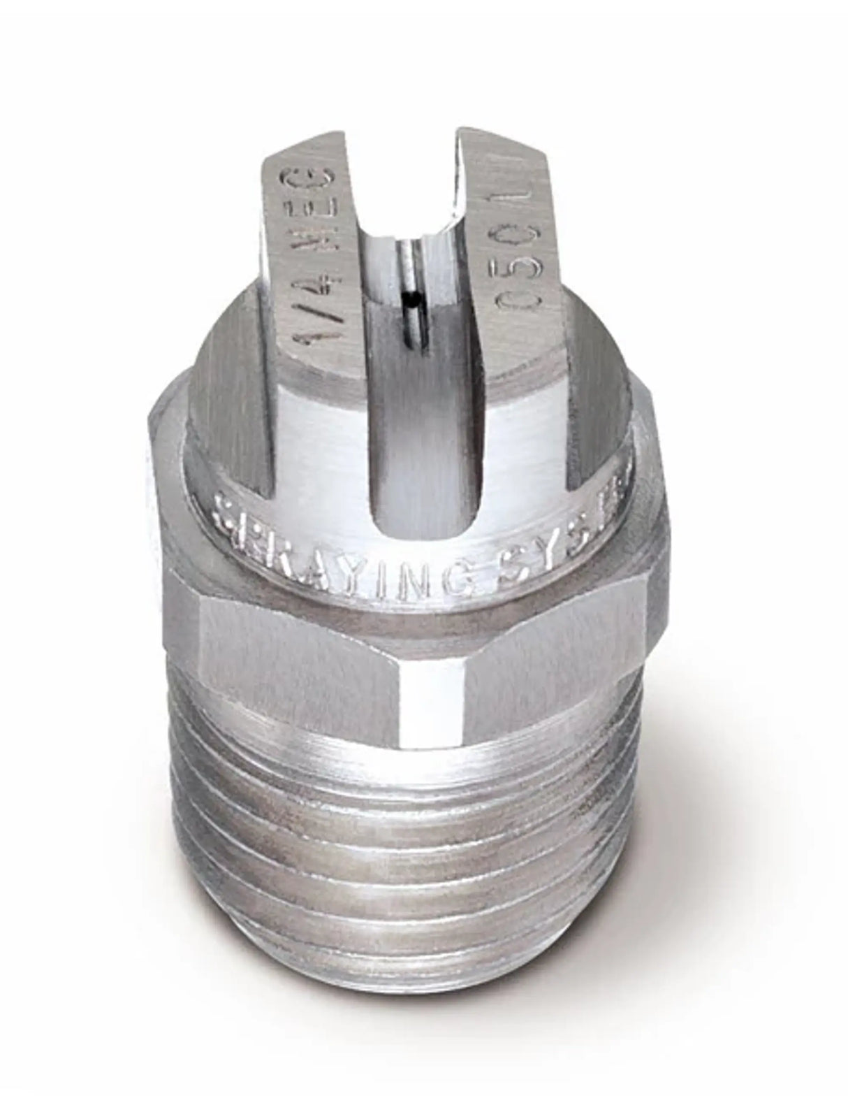 High Pressure 1/4" BSP Stainless Steel Nozzle 80 Degree