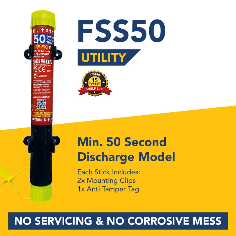 Fire Safety Stick 50 Second Duration