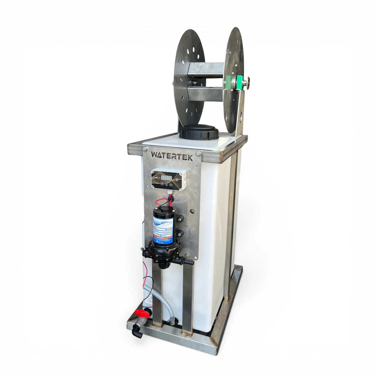 Watertek SoftWash 12v System 105L Tank and Frame V116 Control with 11L ...