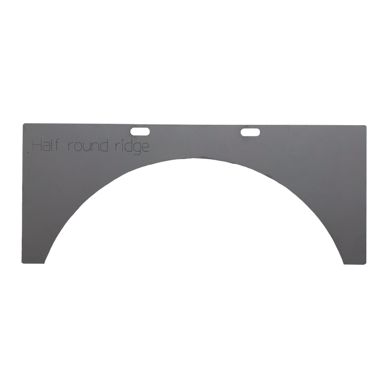 Watertek Scraper 1/2 Round Ridge Blade