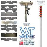Watertek® Scraper Set 10 Blade Single Head with 30 Foot Renegade Pole