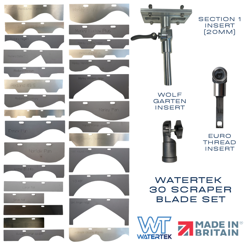 Scraper Set 30 Blade Single Head