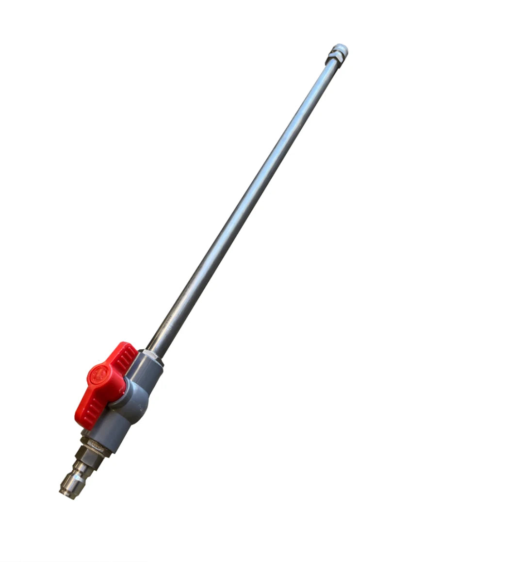 SoftWash 3/4" ID 500mm Polypropylene Hand Lance with PVC Ball Valve