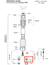 Dosatron D07 Conical Valve Connection 12 x 16mm PDI1212