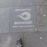 Custom Stainless Steel Laser Cut Reverse Graffiti Stencil 600 x 400mm